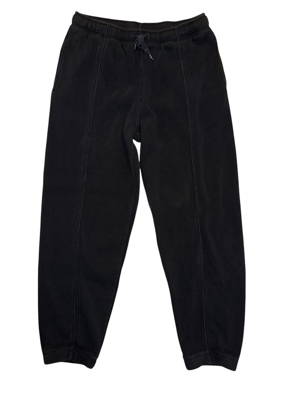 TNA Aritzia Vermont Waffle Jogger Pants Black Size M
